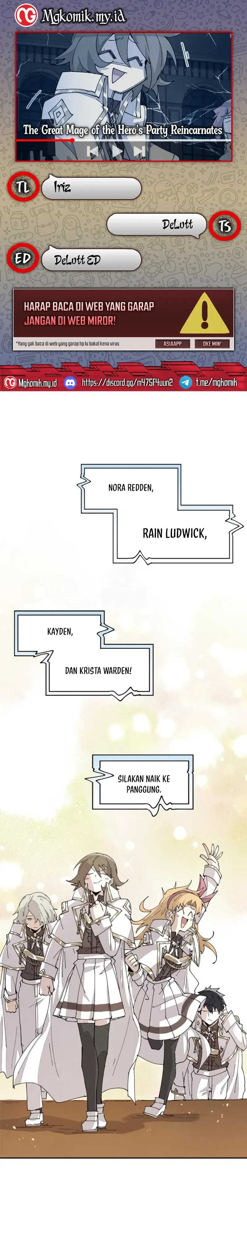 The Rebirth of the Hero’s Party’s Archmage Chapter 64 Bahasa Indonesia