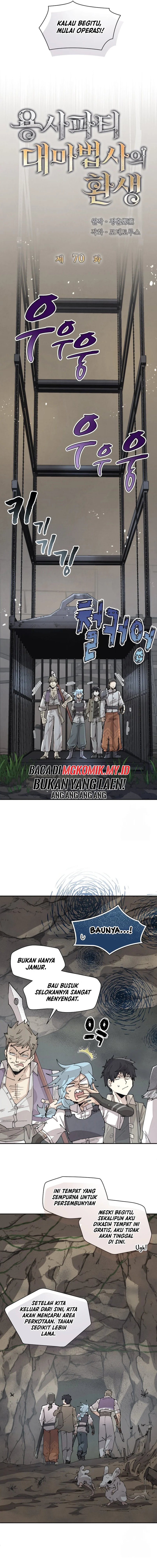 The Rebirth of the Hero’s Party’s Archmage Chapter 70 Bahasa Indonesia