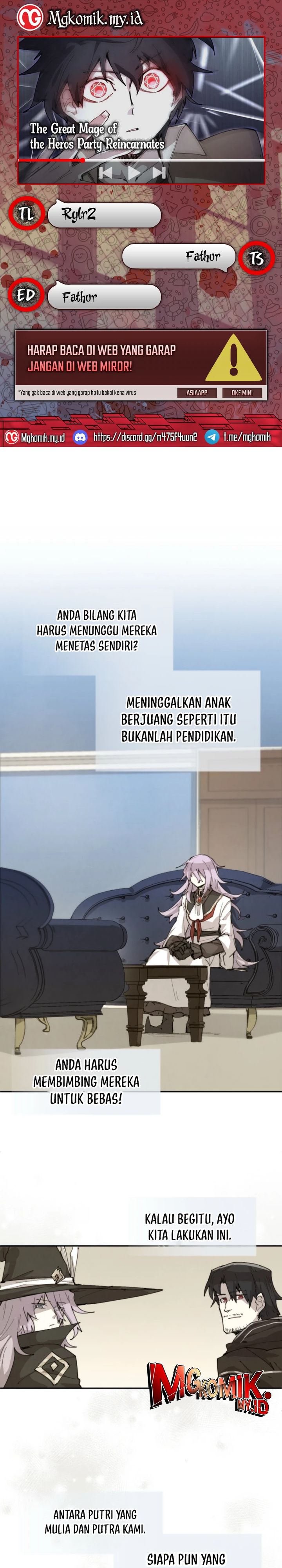 The Rebirth of the Hero’s Party’s Archmage Chapter 85 Bahasa Indonesia