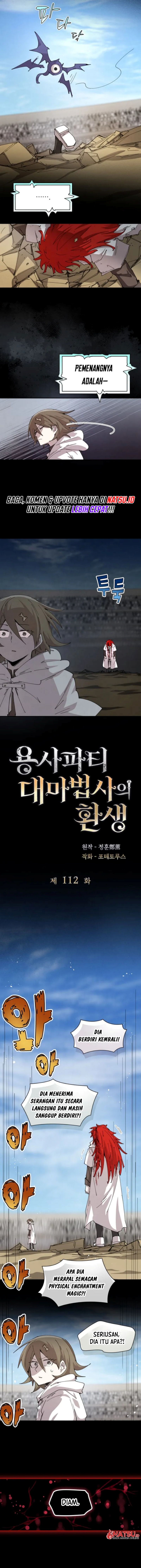 The Rebirth of the Hero’s Party’s Archmage Chapter 112 Bahasa Indonesia