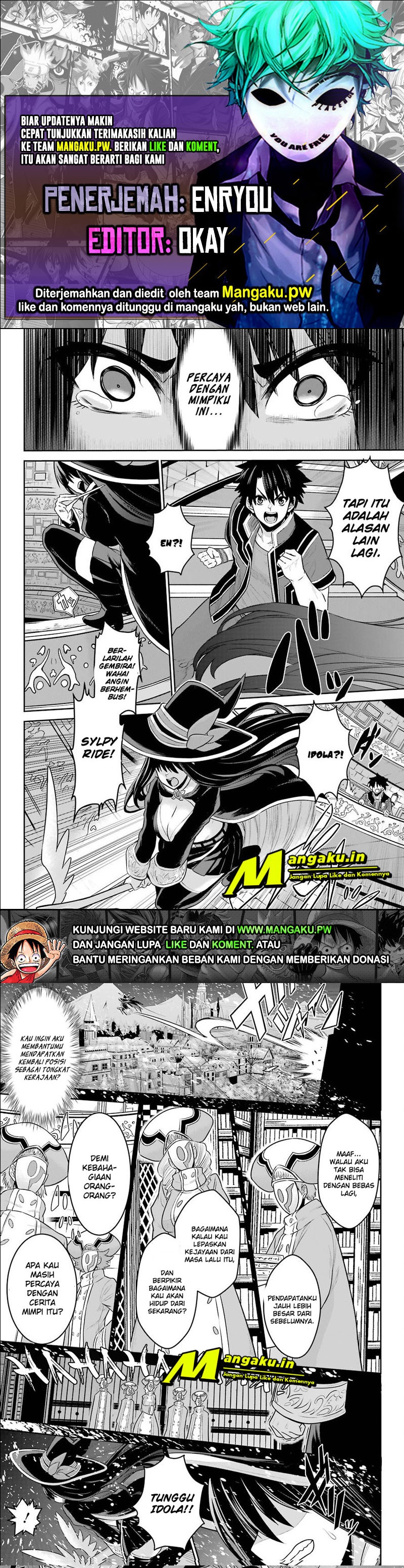 The Red Ranger Becomes an Adventurer in Another World Chapter 07.2 Bahasa Indonesia