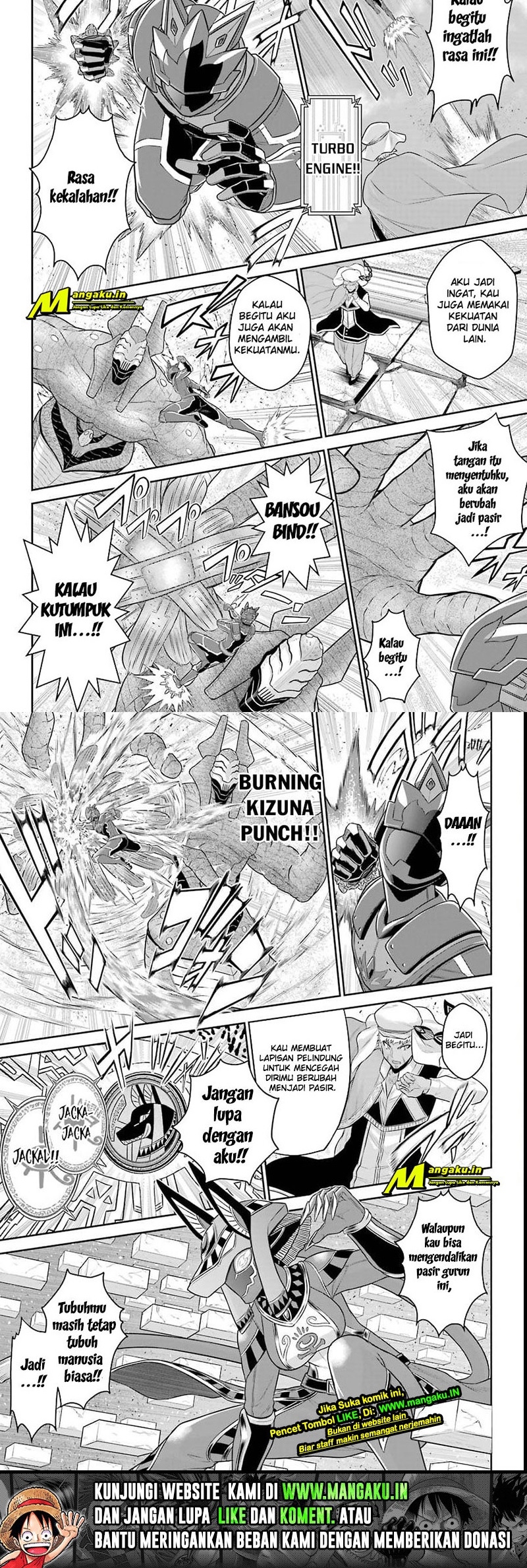 The Red Ranger Becomes an Adventurer in Another World Chapter 11.1 Bahasa Indonesia