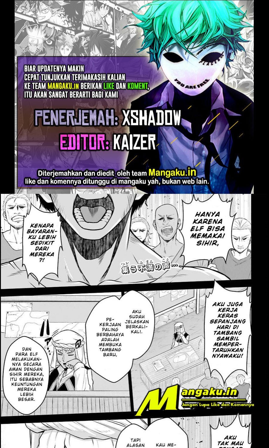 The Red Ranger Becomes an Adventurer in Another World Chapter 12.1 Bahasa Indonesia