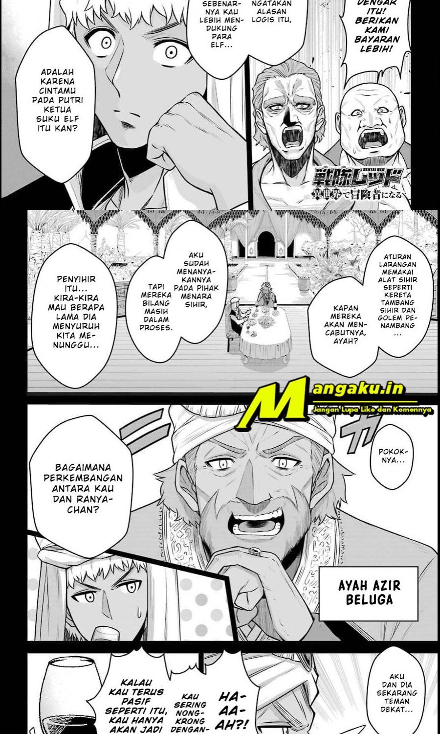 The Red Ranger Becomes an Adventurer in Another World Chapter 12.1 Bahasa Indonesia
