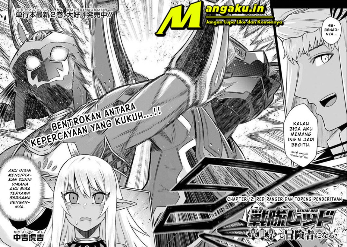 The Red Ranger Becomes an Adventurer in Another World Chapter 12.1 Bahasa Indonesia