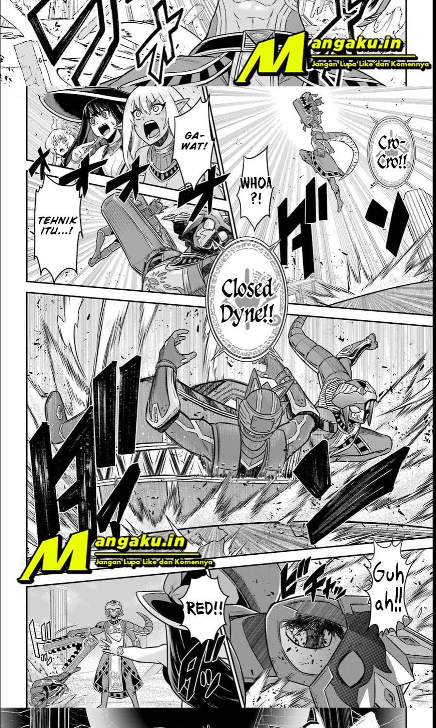 The Red Ranger Becomes an Adventurer in Another World Chapter 12.1 Bahasa Indonesia