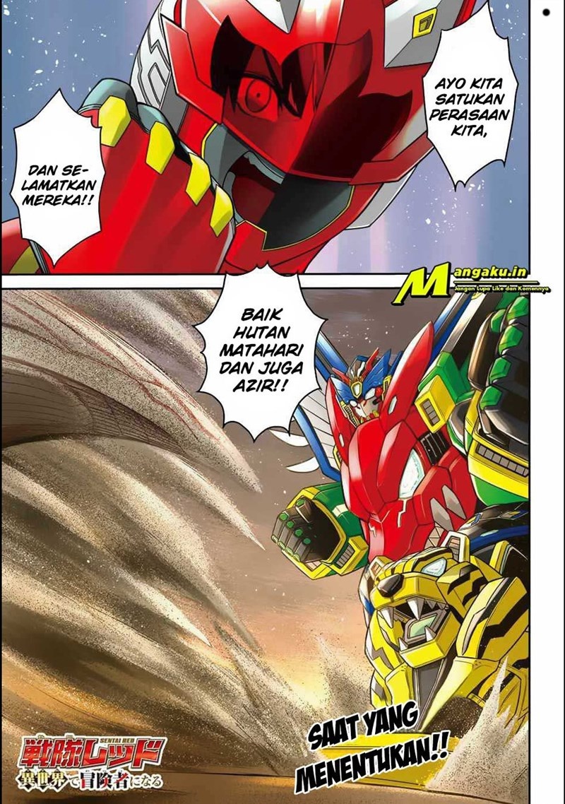 The Red Ranger Becomes an Adventurer in Another World chapter 13