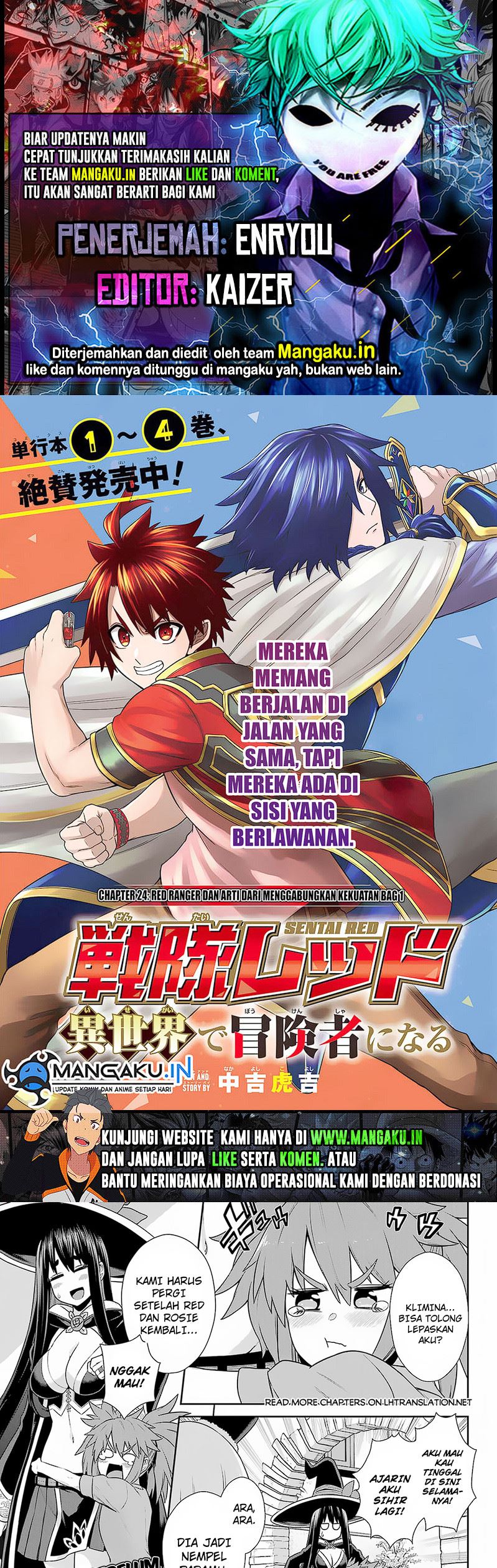 The Red Ranger Becomes an Adventurer in Another World chapter 24