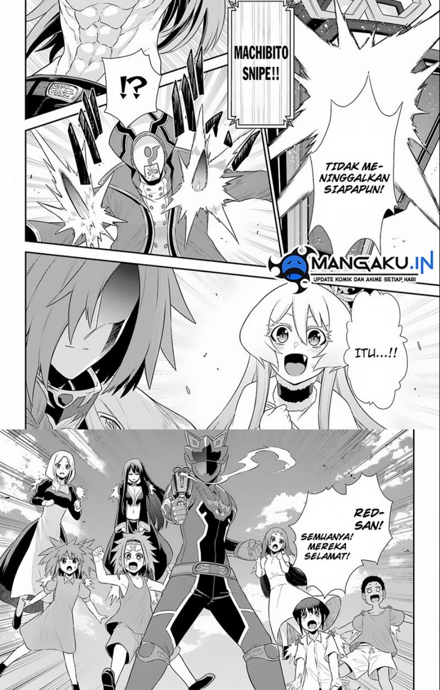 The Red Ranger Becomes an Adventurer in Another World Chapter 24.2 Bahasa Indonesia