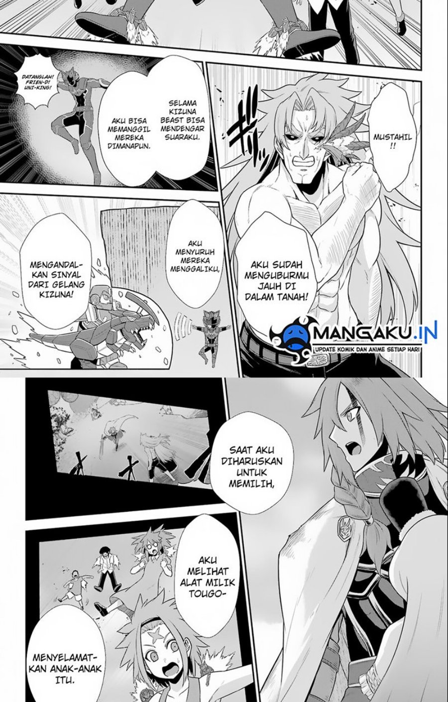 The Red Ranger Becomes an Adventurer in Another World Chapter 24.2 Bahasa Indonesia
