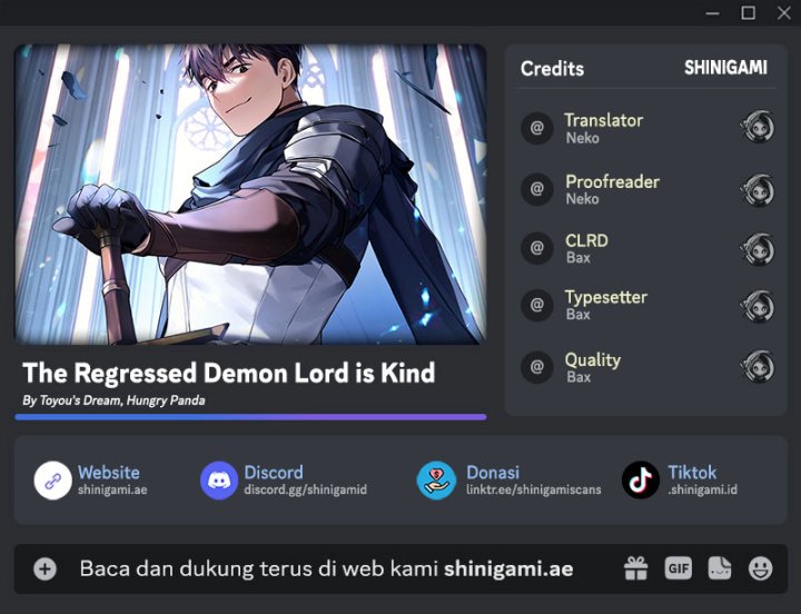 The Regressed Demon Lord Is Kind chapter 14