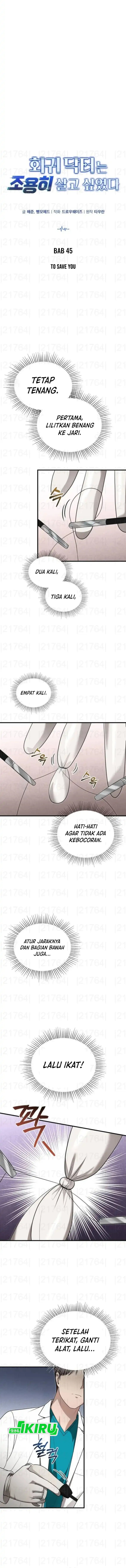 The Regressed Doctor Just Wanted to Live Quietly chapter 45