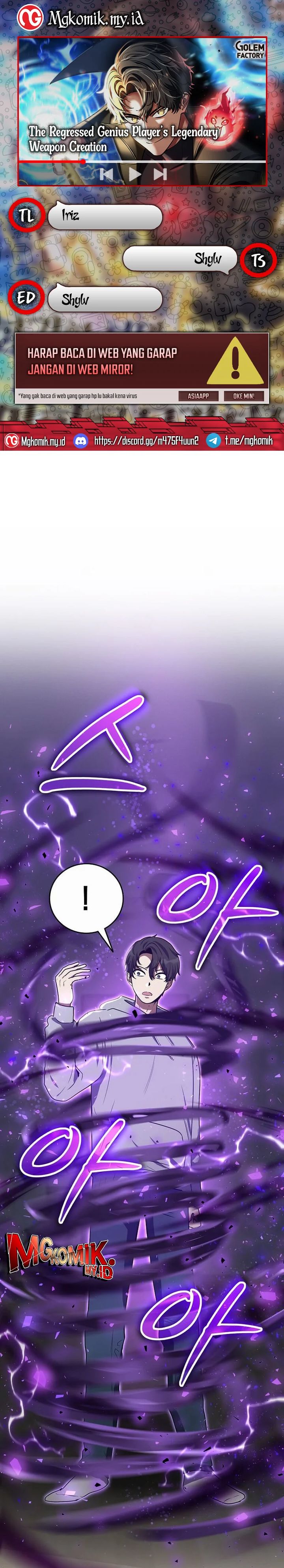 The Regressed Genius Player’s Legendary Weapon Creation Chapter 09 Bahasa Indonesia