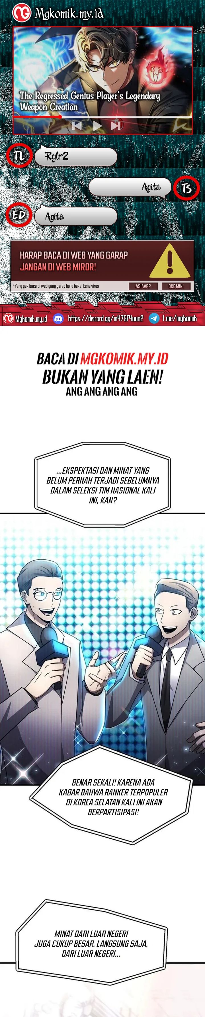 The Regressed Genius Player’s Legendary Weapon Creation chapter 39