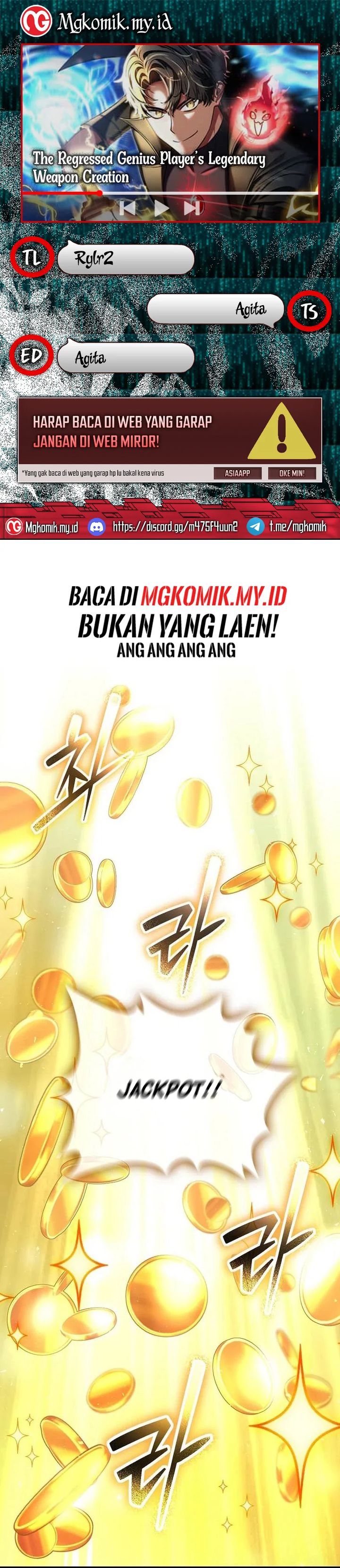 The Regressed Genius Player’s Legendary Weapon Creation Chapter 40 Bahasa Indonesia
