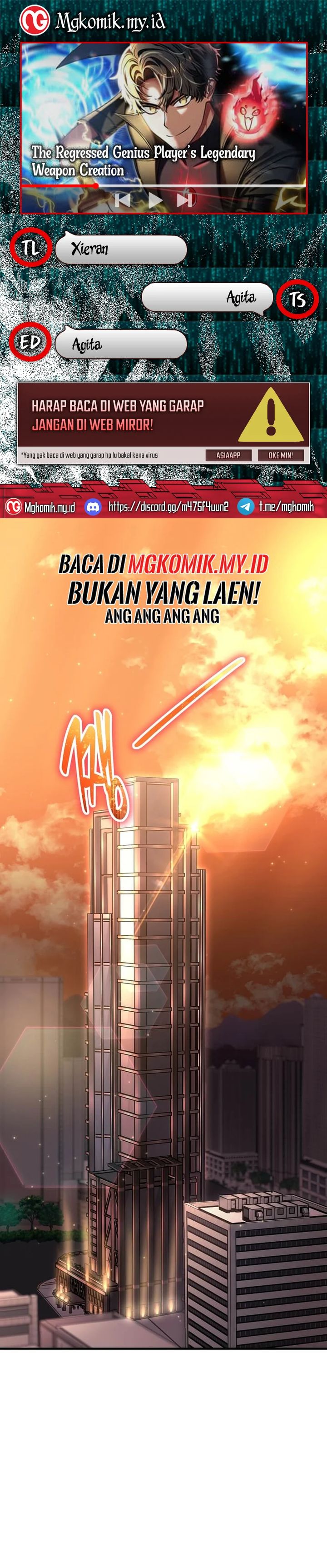 The Regressed Genius Player’s Legendary Weapon Creation chapter 45