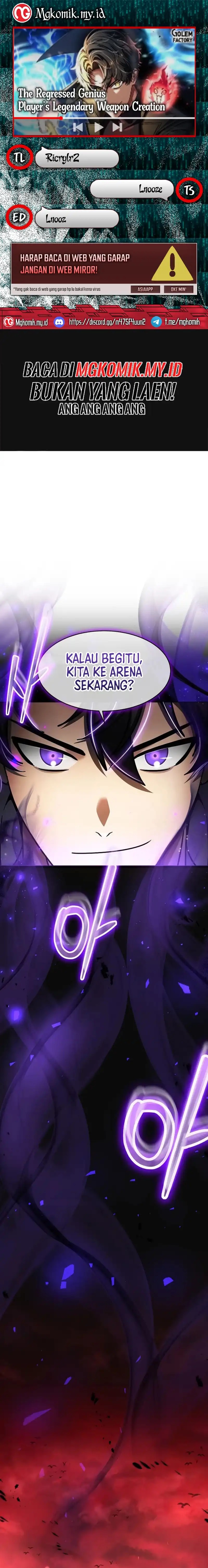 The Regressed Genius Player’s Legendary Weapon Creation chapter 56