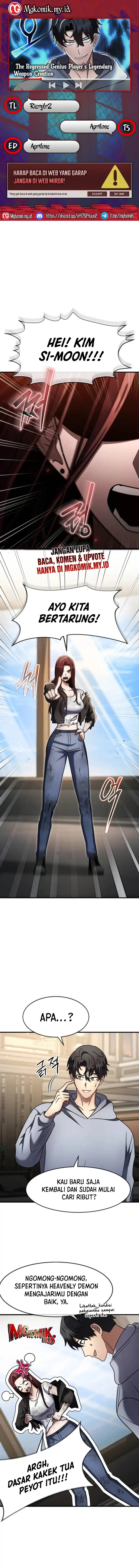 The Regressed Genius Player’s Legendary Weapon Creation chapter 60
