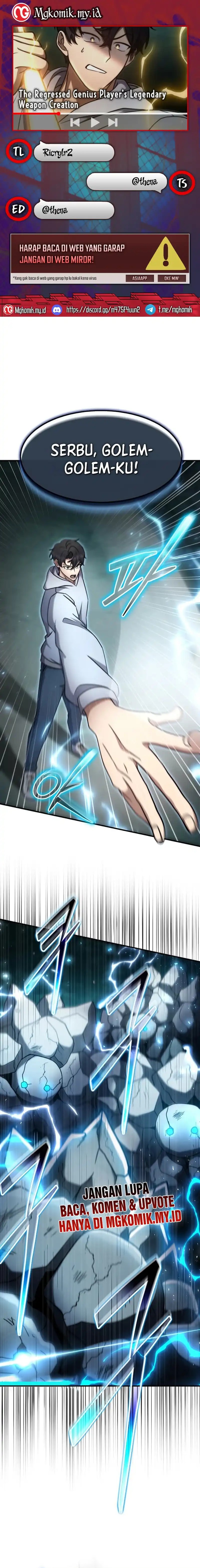 The Regressed Genius Player’s Legendary Weapon Creation Chapter 69 Bahasa Indonesia