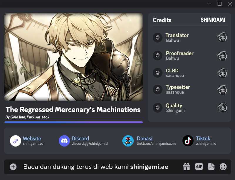 The Regressed Mercenary’s Machinations Chapter 11 Bahasa Indonesia