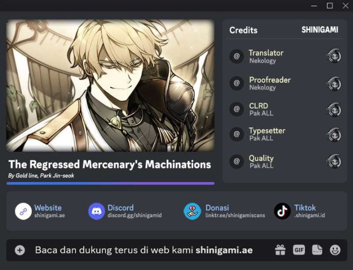 The Regressed Mercenary’s Machinations chapter 15