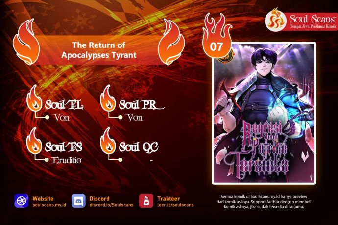 The Return Of Apocalypses Tyrant Chapter 07 Bahasa Indonesia