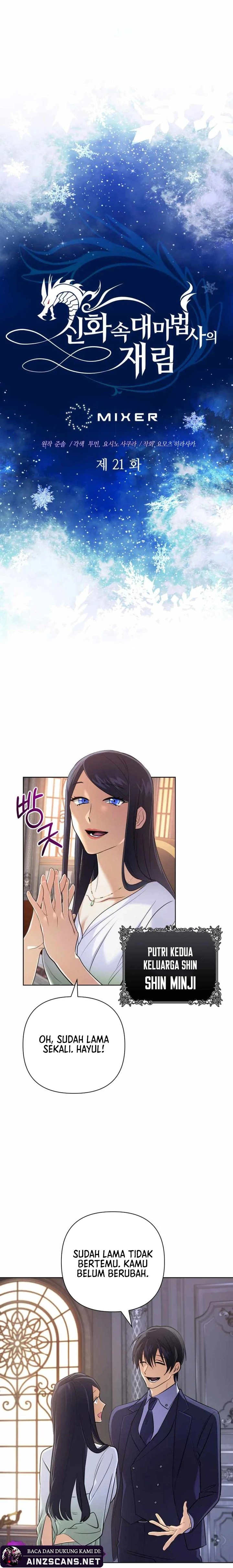 The Return of the Mythical Archmage Chapter 21 Bahasa Indonesia