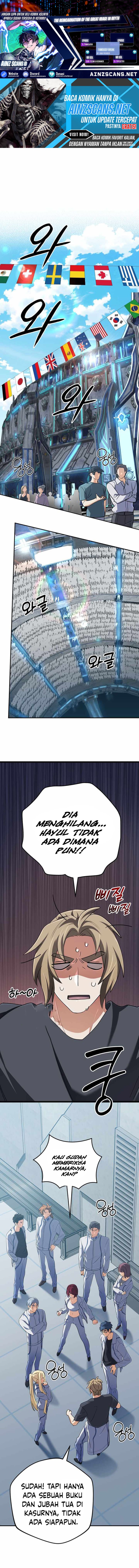 The Return of the Mythical Archmage Chapter 73 Bahasa Indonesia