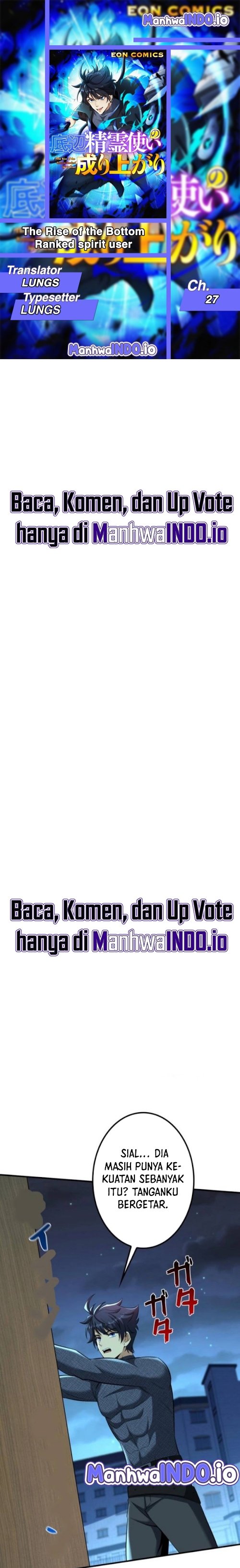 The Rise of the Bottom Ranked Spirit User Chapter 27 Bahasa Indonesia