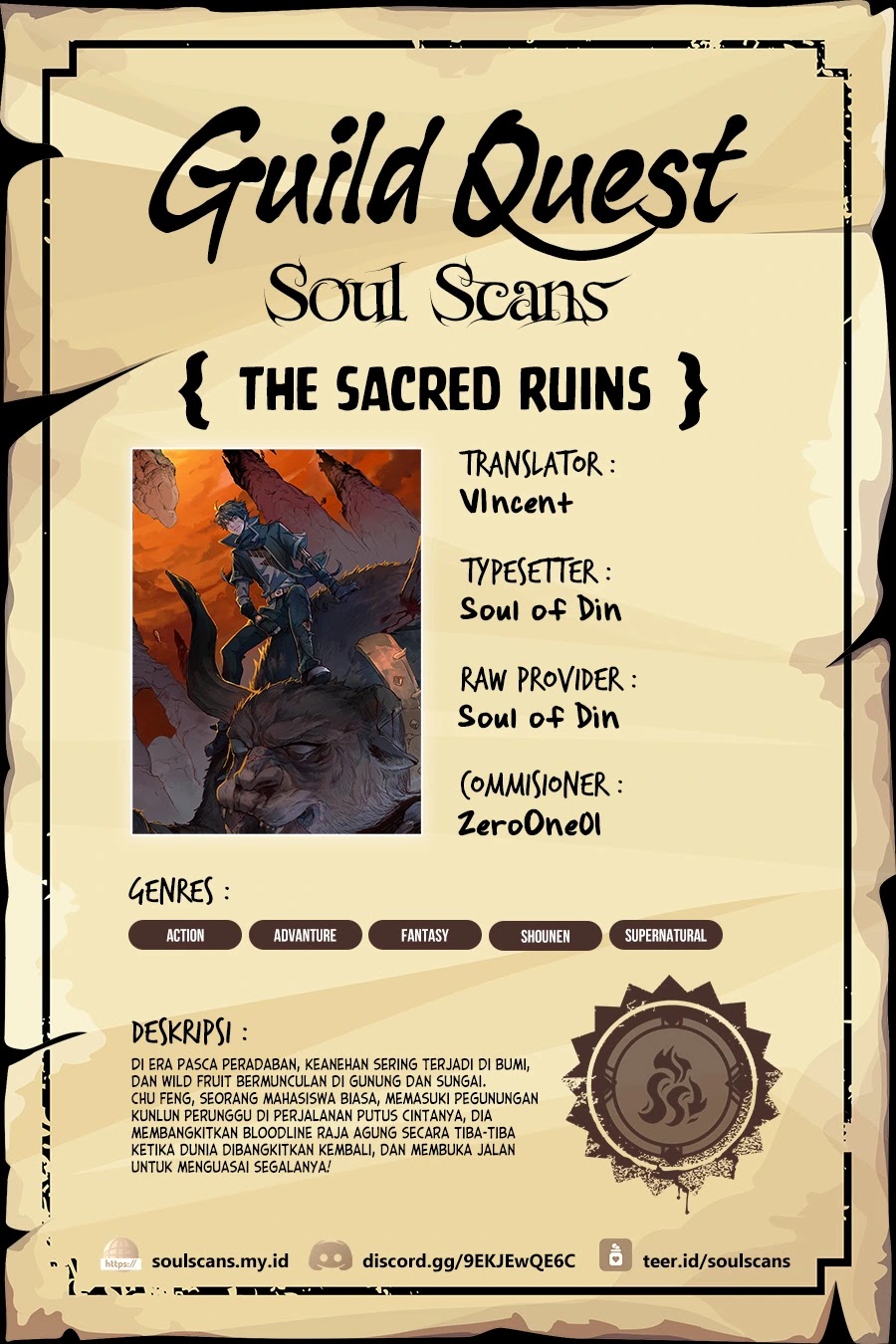 The Sacred Ruins Chapter 108 Bahasa Indonesia
