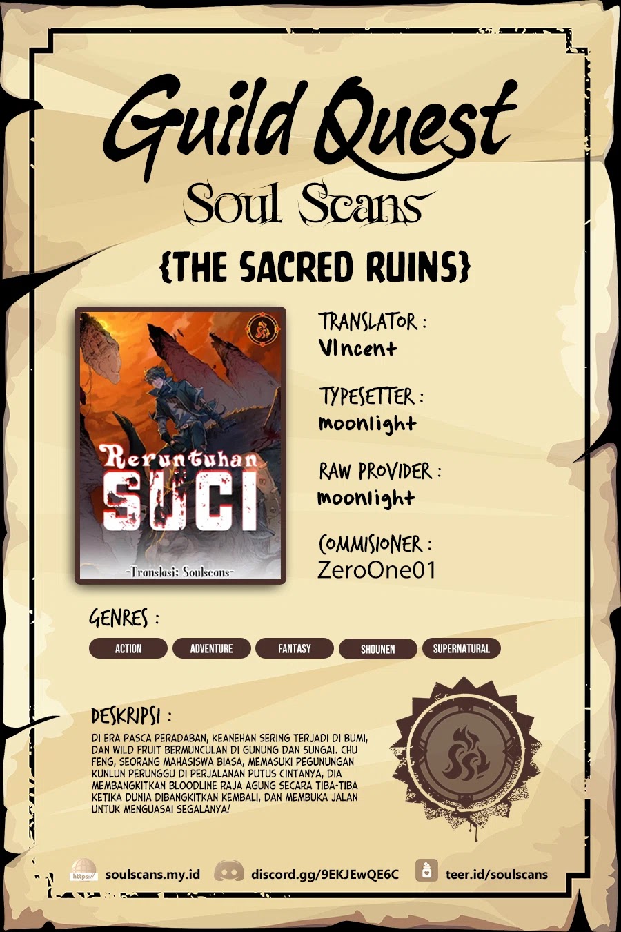 The Sacred Ruins chapter 111