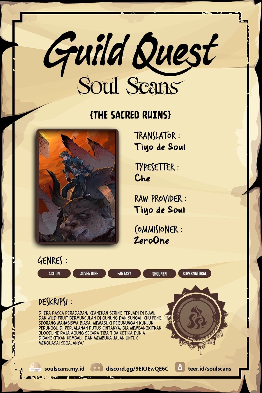 The Sacred Ruins Chapter 199 Bahasa Indonesia