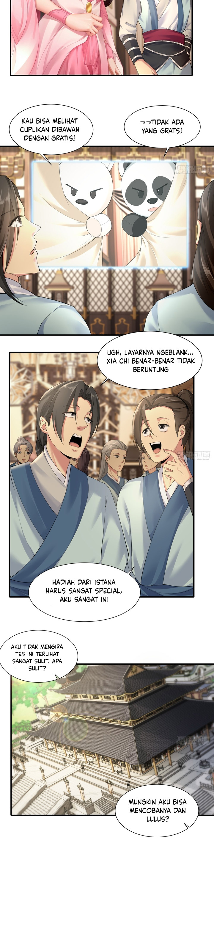 The Start of a Stunning and Feisty Master: A System with Ten Pounds of Rebellion Chapter 21 Bahasa Indonesia