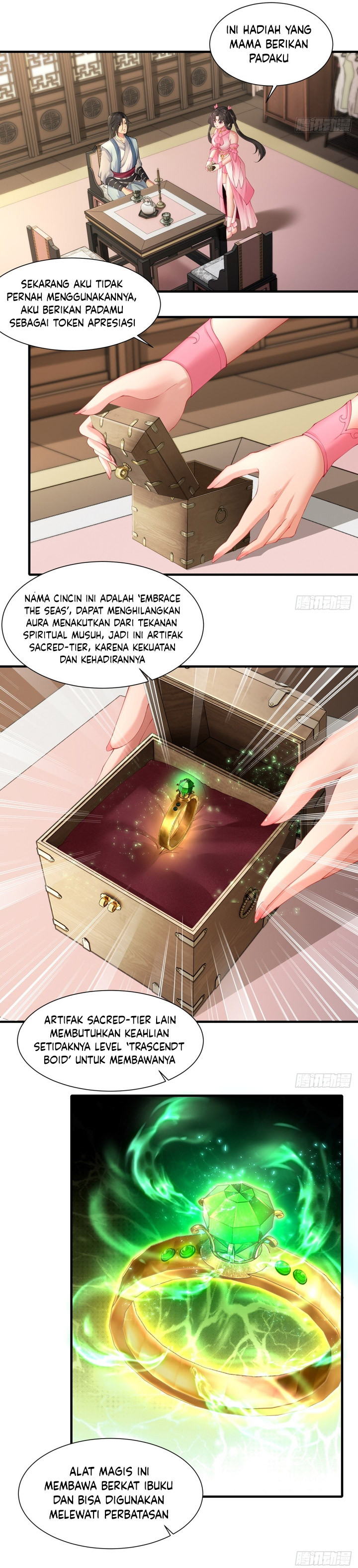 The Start of a Stunning and Feisty Master: A System with Ten Pounds of Rebellion Chapter 21 Bahasa Indonesia
