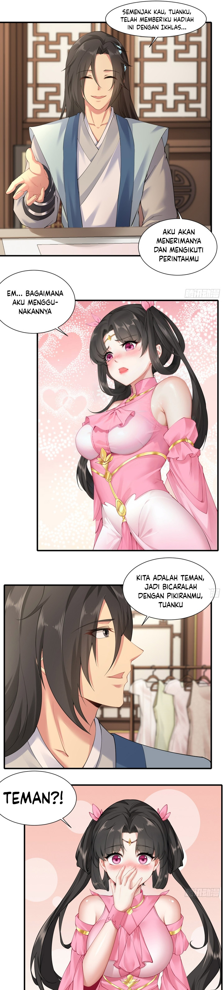 The Start of a Stunning and Feisty Master: A System with Ten Pounds of Rebellion Chapter 21 Bahasa Indonesia