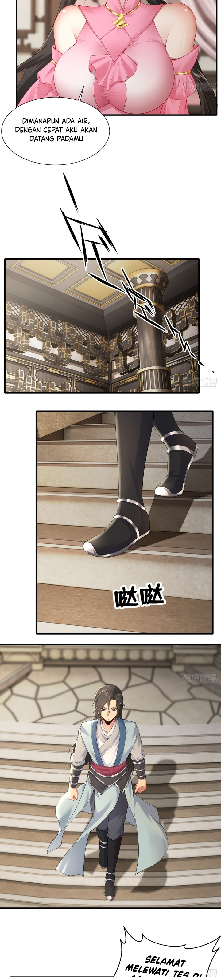 The Start of a Stunning and Feisty Master: A System with Ten Pounds of Rebellion Chapter 21 Bahasa Indonesia