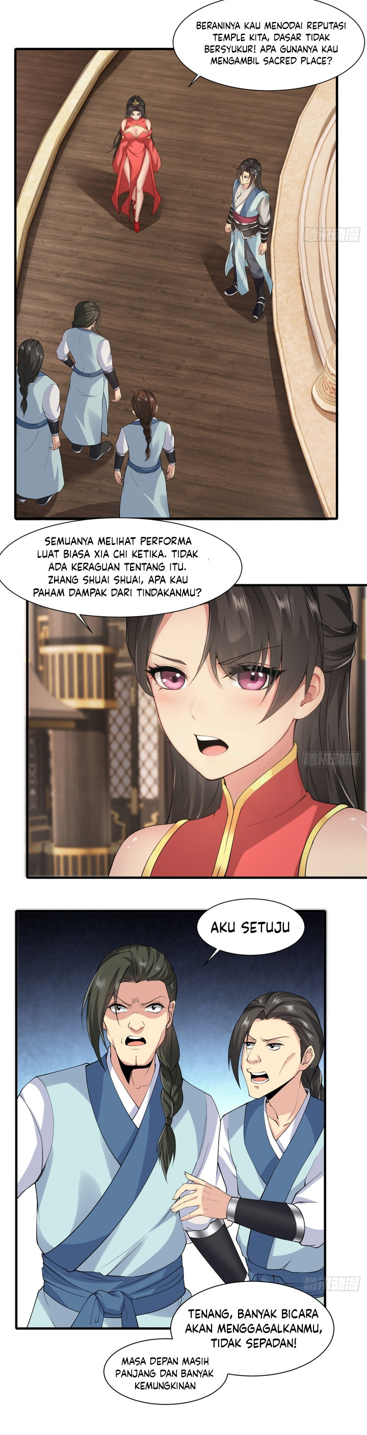 The Start of a Stunning and Feisty Master: A System with Ten Pounds of Rebellion Chapter 21 Bahasa Indonesia