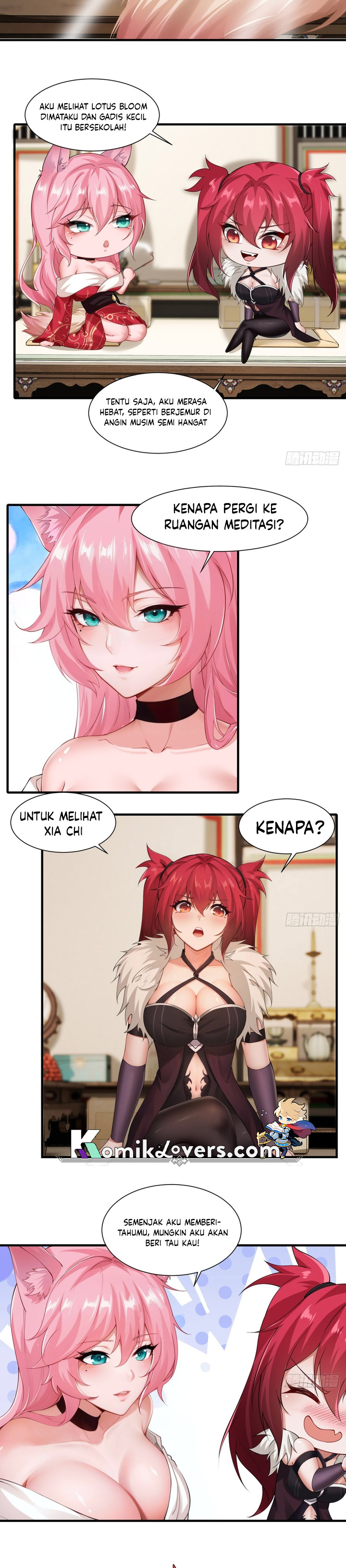 The Start of a Stunning and Feisty Master: A System with Ten Pounds of Rebellion Chapter 21 Bahasa Indonesia