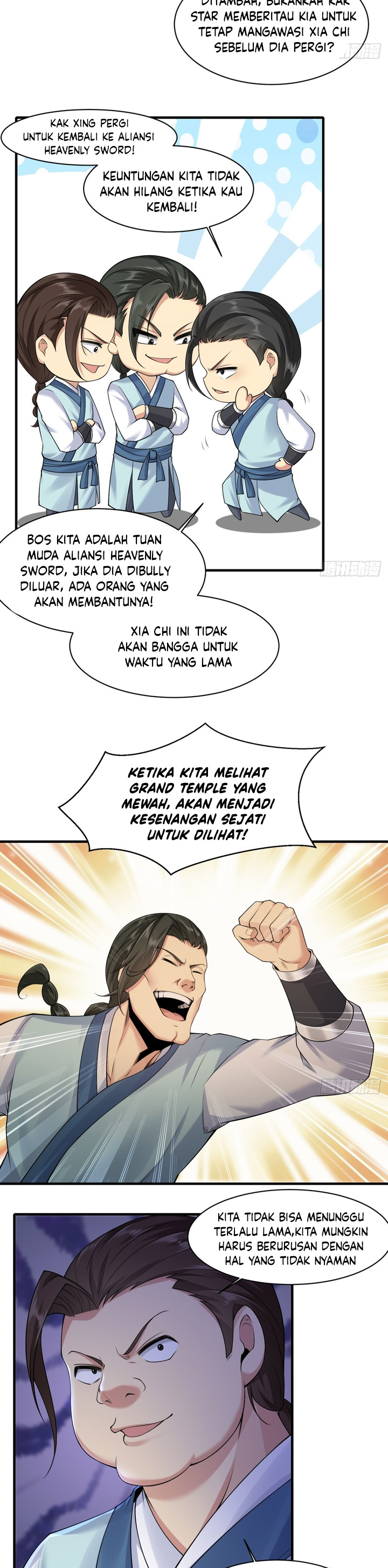 The Start of a Stunning and Feisty Master: A System with Ten Pounds of Rebellion Chapter 23 Bahasa Indonesia