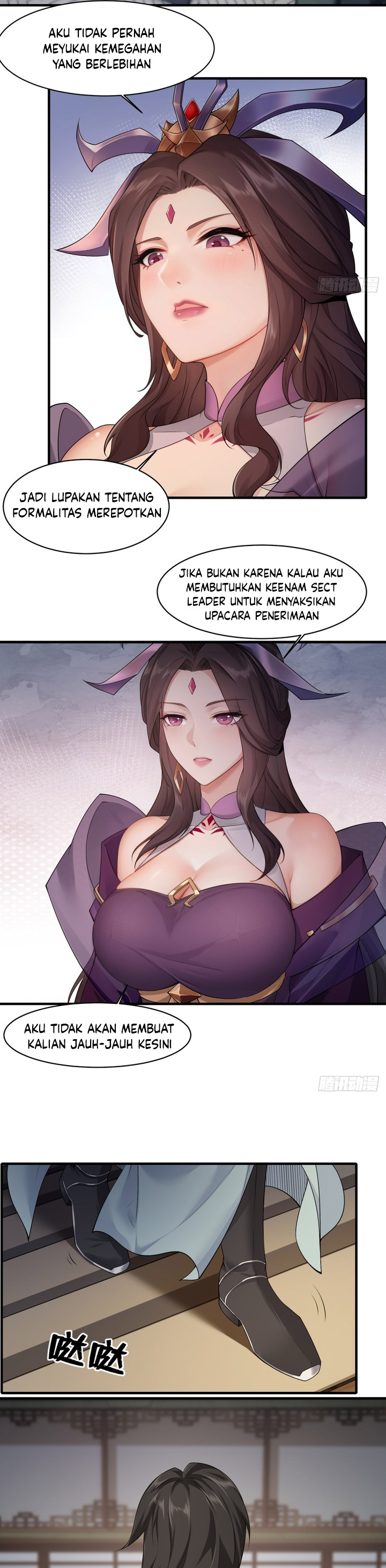 The Start of a Stunning and Feisty Master: A System with Ten Pounds of Rebellion Chapter 23 Bahasa Indonesia