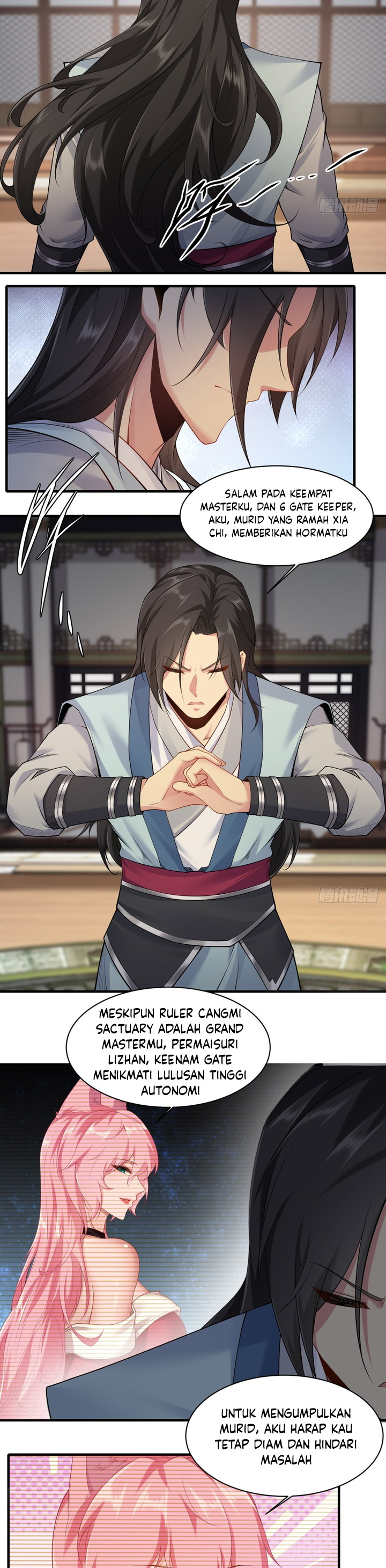 The Start of a Stunning and Feisty Master: A System with Ten Pounds of Rebellion Chapter 23 Bahasa Indonesia