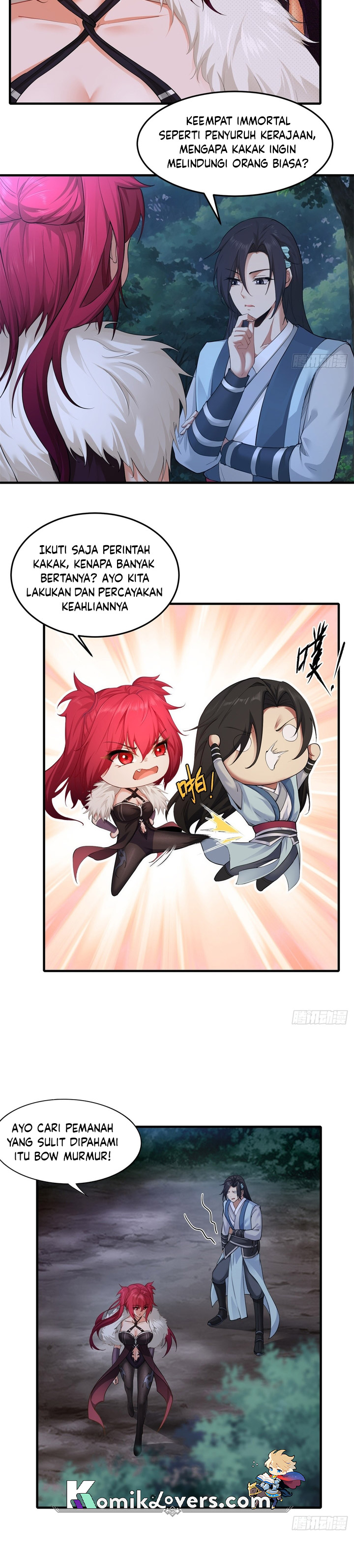 The Start of a Stunning and Feisty Master: A System with Ten Pounds of Rebellion Chapter 29 Bahasa Indonesia