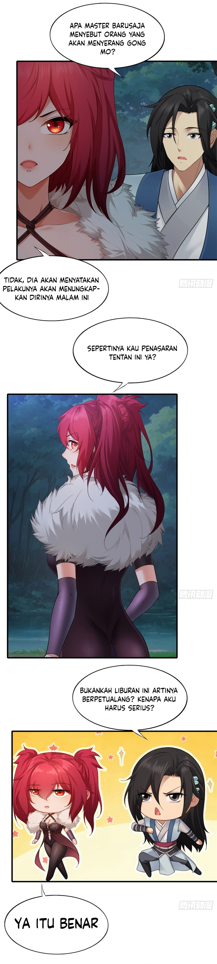 The Start of a Stunning and Feisty Master: A System with Ten Pounds of Rebellion Chapter 29 Bahasa Indonesia