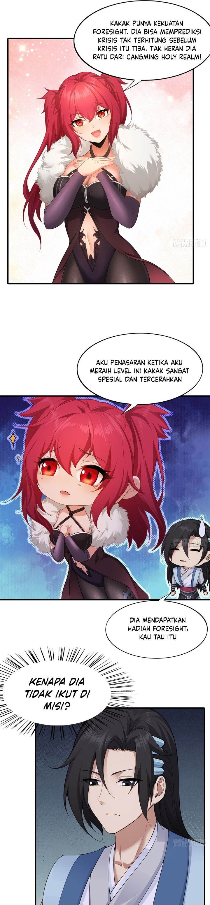 The Start of a Stunning and Feisty Master: A System with Ten Pounds of Rebellion Chapter 29 Bahasa Indonesia