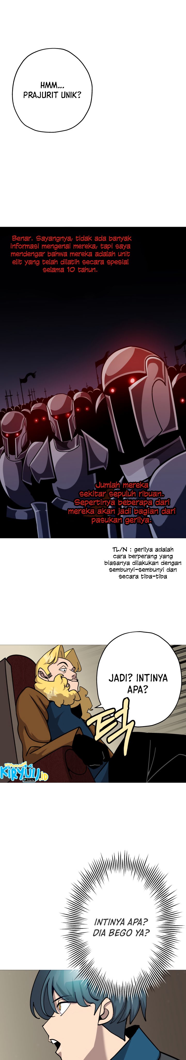 The Story of a Low-Rank Soldier Becoming a Monarch Chapter 18 Bahasa Indonesia