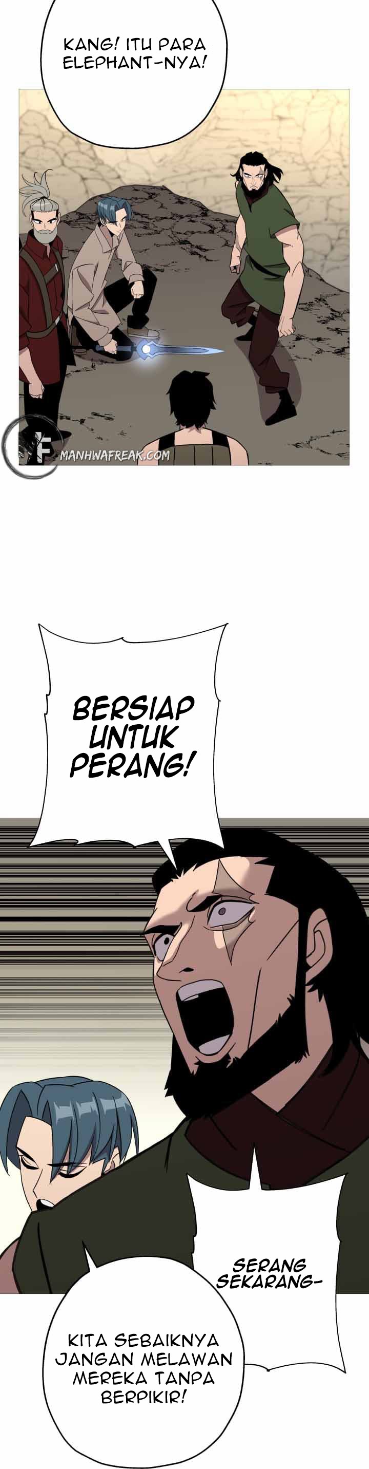 The Story of a Low-Rank Soldier Becoming a Monarch Chapter 69 Bahasa Indonesia