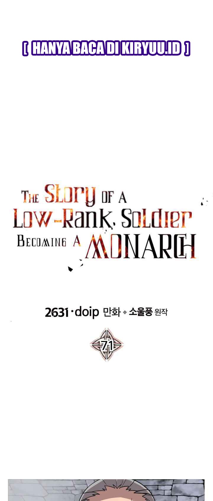 The Story of a Low-Rank Soldier Becoming a Monarch chapter 71