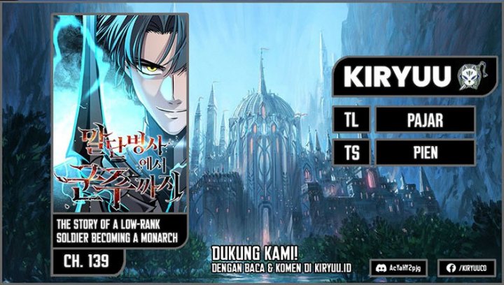 The Story of a Low-Rank Soldier Becoming a Monarch chapter 139
