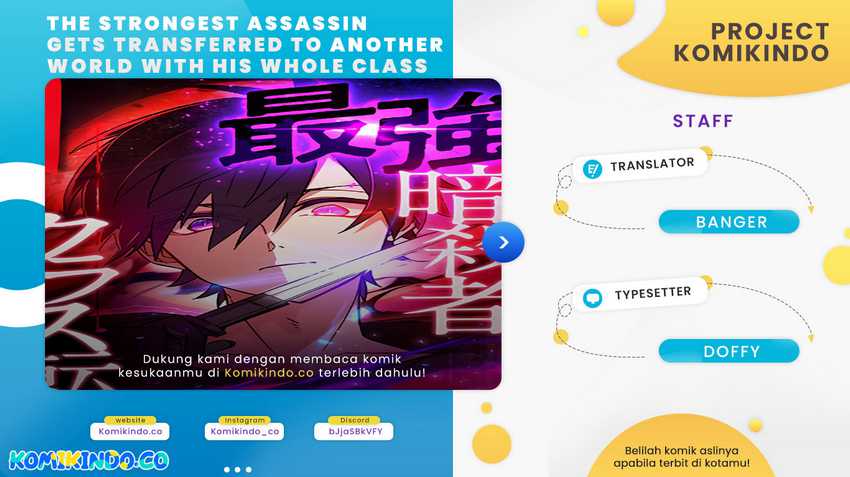 The Strongest Assassin Gets Transferred to Another World With His Whole Class Chapter 55 Bahasa Indonesia