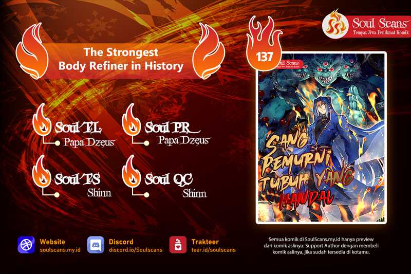The Strongest Body Old Ancestor In History Chapter 137 Bahasa Indonesia
